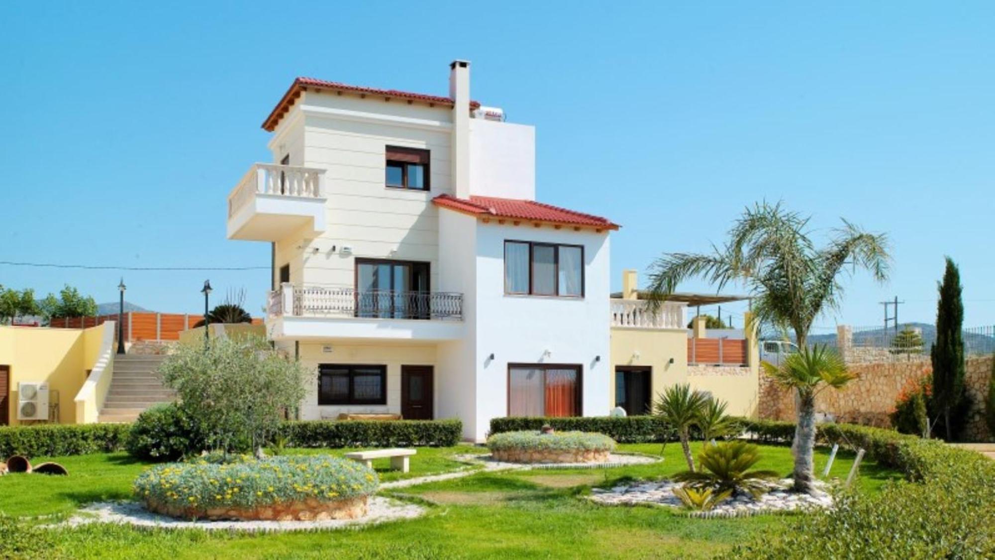 Sunshine Villa With Private Pool By Estia Limenas Chersonisou Exterior foto